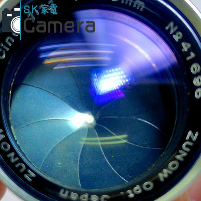 【中古】 ZUNOW-ELMO Cine 38ｍｍ F1.1 ズノー エルモ シネレンズ Dマウント