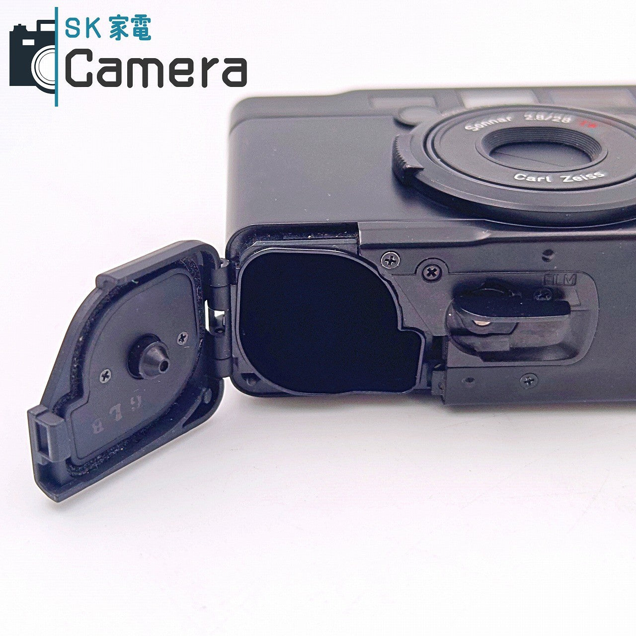 【中古】 CONTAX Tix Sonnar 28ｍｍ F2.8 T＊ BLACK テスト用フィルムにて確認済 コンタックス APS