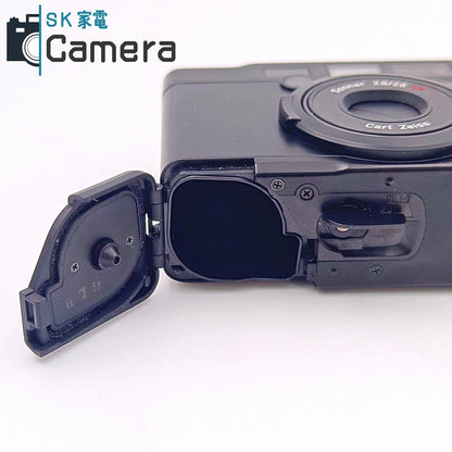 【中古】 CONTAX Tix Sonnar 28ｍｍ F2.8 T＊ BLACK テスト用フィルムにて確認済 コンタックス APS