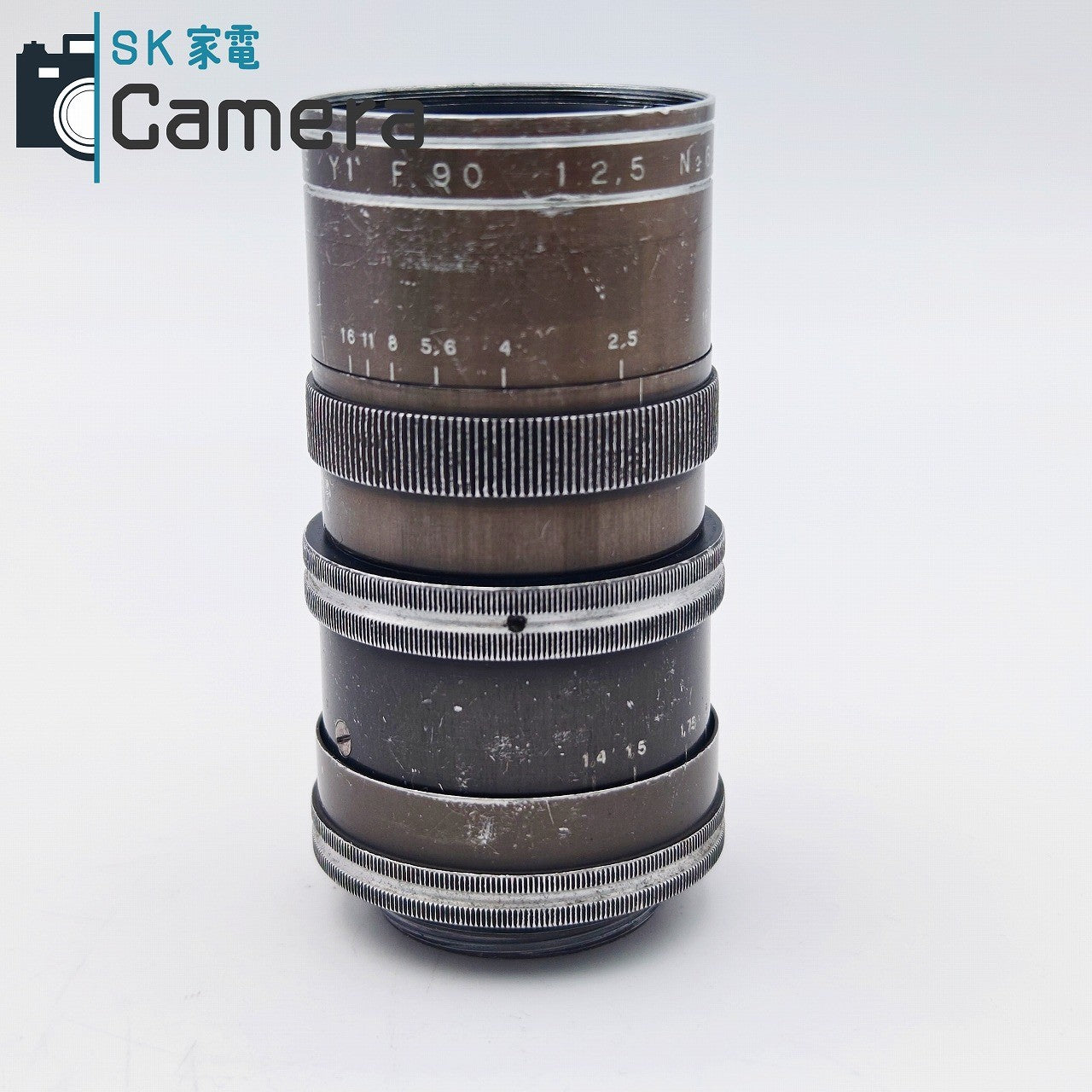 【中古】 P.ANGENIEUX PARIS TYPE Y1 90ｍｍ F2.5 L39 アンジェニュー キャップ付