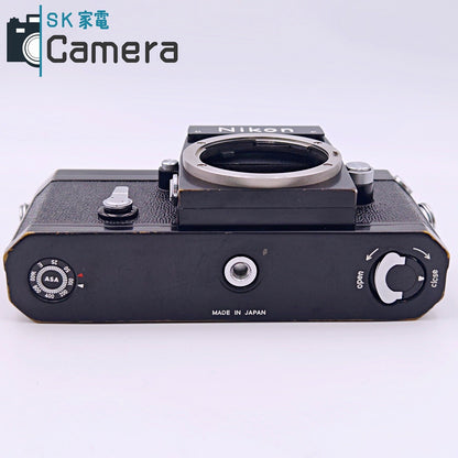 【中古】 Nikon F アイレベル ブラック 中期 ニコン シャッター OK