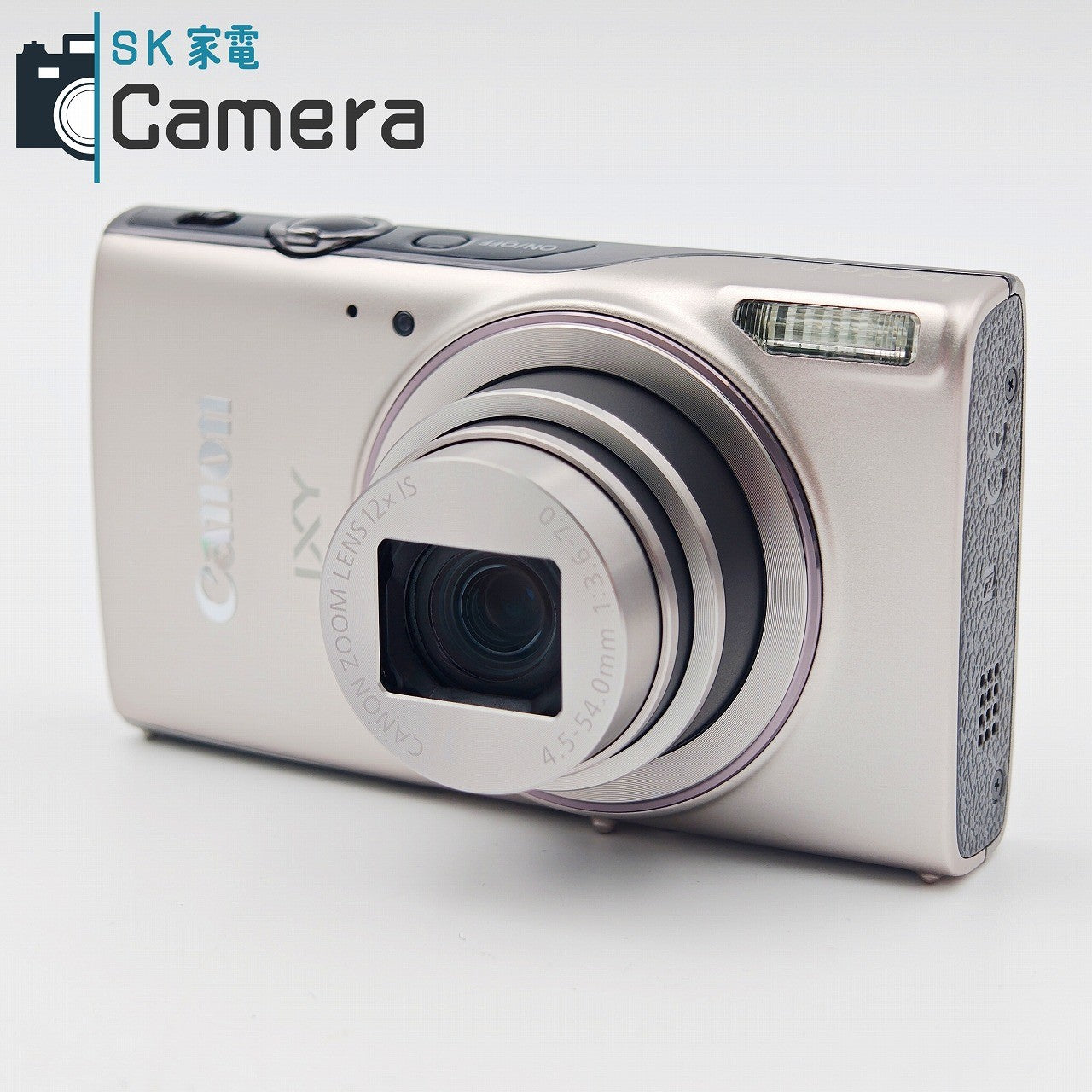 【中古】【ほぼ未使用】Canon IXY 650 PC2274 キャノン イクシー シルバー 付属一式 コンパクトデジタルカメラ