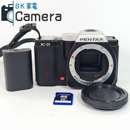 【中古】 PENTAX K-01 電池 SD16GB 付 ペンタックス ミラーレス一眼デジタルカメラ