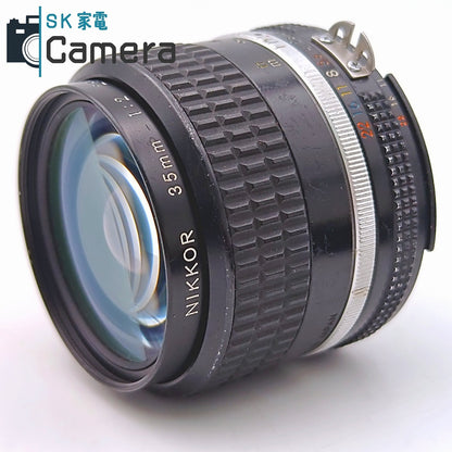 【中古】 Nikon NIKKOR 35ｍｍ F2 Ai-s HN-3 フード付き ニコン