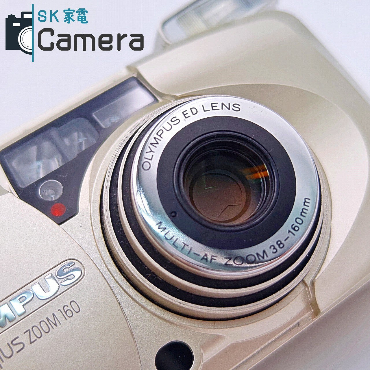 【中古】 OLYMPUS stylus Zoom 160 オリンパス スタイラス 38-160ｍｍ テスト用フィルムにて確認済 コンパクトフィルムカメラ 美品