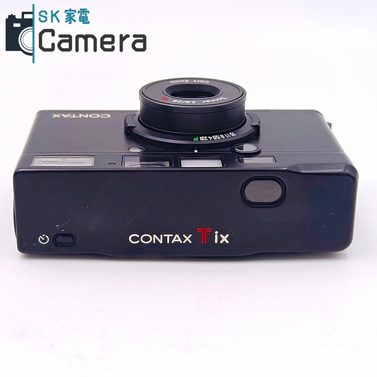 【中古】 CONTAX Tix Sonnar 28ｍｍ F2.8 T＊ BLACK テスト用フィルムにて確認済 コンタックス APS