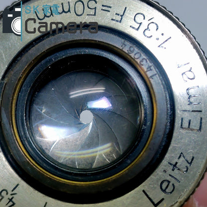 【実用】 Leitz Elmar 50ｍｍ F3.5 nickel L39 2025年10月清掃済 ライカ ニッケル