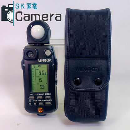 【中古】 MINOLTA FLASH METER Ⅵ ミノルタ フラッシュメーター 6 ケース付 美品