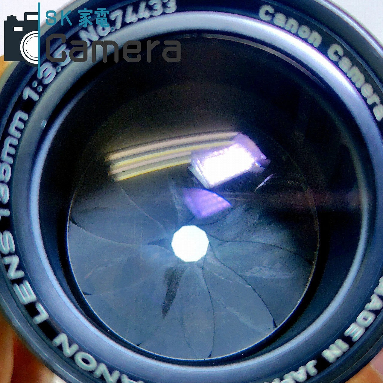 【中古】 Canon LENS 135ｍｍ F3.5 L39 キャノン 希少な元箱付 シリアル一致 キャップ付