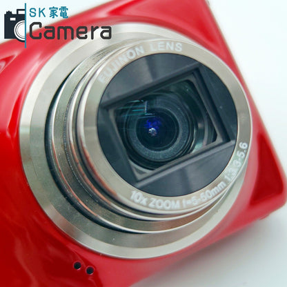 【中古】 FUJIFILM FINEPIX F80 EXR 富士フィルム ファインピクス レッド 充電器 付 コンパクトデジタルカメラ