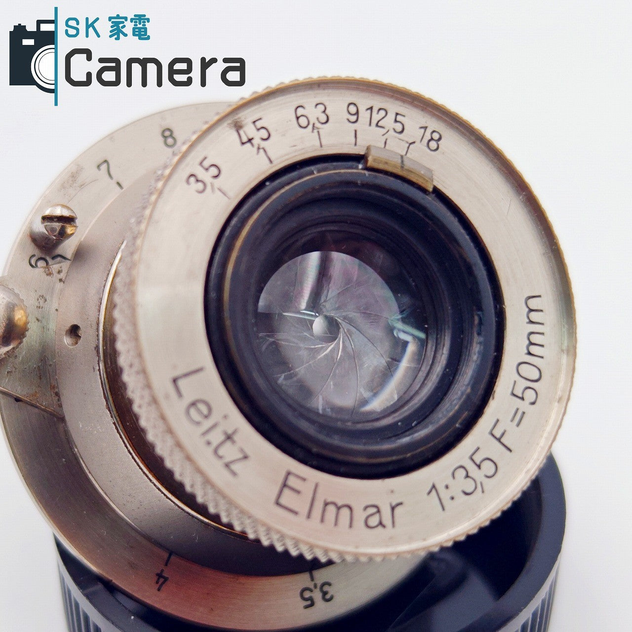 【中古】 Leitz Elmar 50ｍｍ F3.5 L39 nickel ライカ ニッケル エルマー シリアル・鏡胴ナンバー無