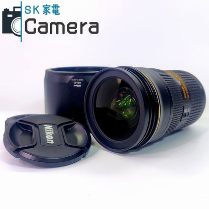 【中古】 Nikon N AF-S NIKKOR 24-70ｍｍ F2.8 G ED HB-40 フード フィルター 付 外観美品 良 ニコン