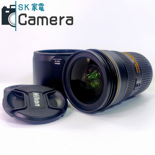 【中古】 Nikon N AF-S NIKKOR 24-70ｍｍ F2.8 G ED HB-40 フード フィルター 付 外観美品 良 ニコン