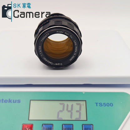 【中古】 PENTAX Super-Takumar 50ｍｍ F1.4 M42 8枚玉 ペンタックス 2026年1月清掃済