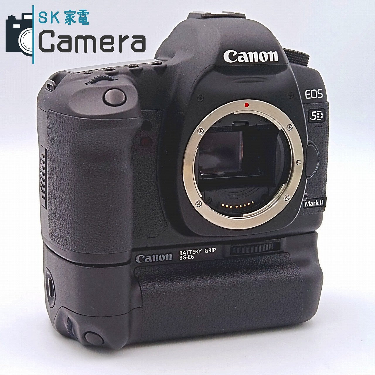 【中古】 Canon EOS 5D Mark II BATTERY GRIP BG-E6 キャノン ショット数約5800回 CF64GB付