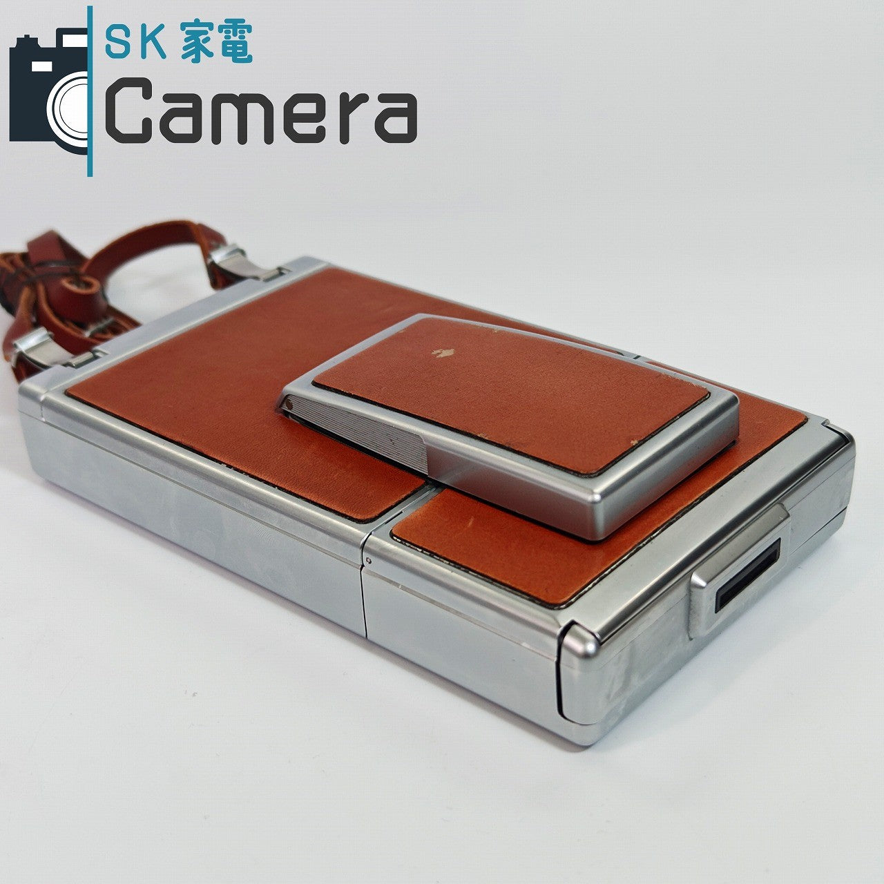 【中古】 POLAROID SX-70 LAND CAMERA ALPHA1 ポラロイド キャメルカラー ケース付 テスト用フィルムにて動作