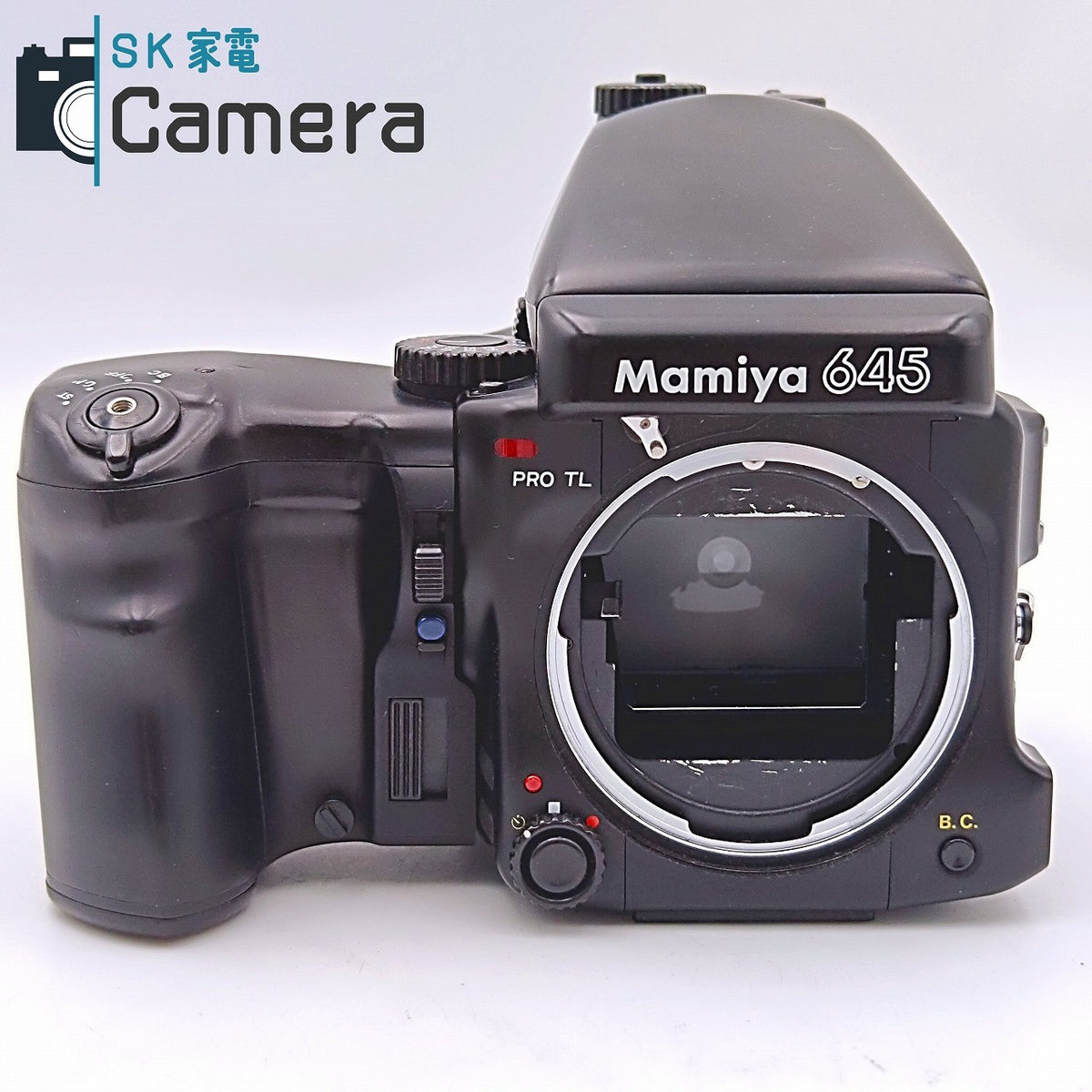 MAMIYA 645 PRO TL AE PRISM FINDER マミヤ 中判カメラ 引き蓋 ボディキャップ付 並