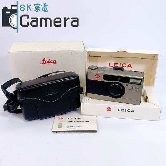 【中古】 Leica minilux SUMMARIT 40ｍｍ F2.4 ライカ ミニルックス 箱 ケース テスト用フィルムにて確認済 18 006