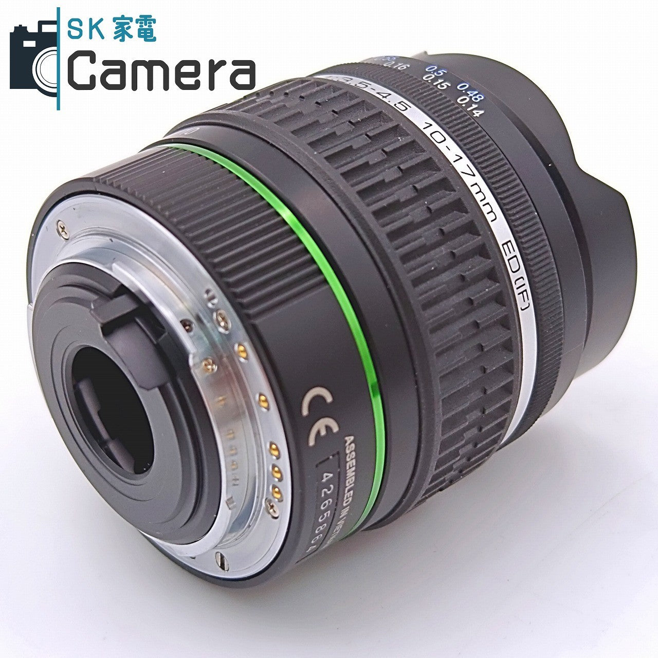【中古】 PENTAX-DA FISH-EYE 10-17ｍｍ F3.5-4.5 ED [IF] ペンタックスK フィッシュアイ