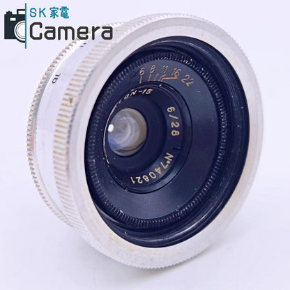 【中古】 ORION-15 28ｍｍ F6 L39 2026年5月レンズ内清掃済 オリオン ロシアレンズ