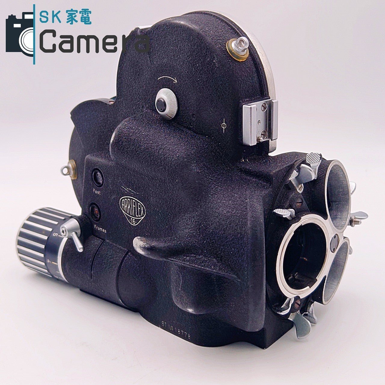 【中古】 Arriflex 16ST 16ｍｍ シネマカメラ アリフレックス フィルムマガジン フード 他 付属多数 16 ST 動作未確認 ジャンク