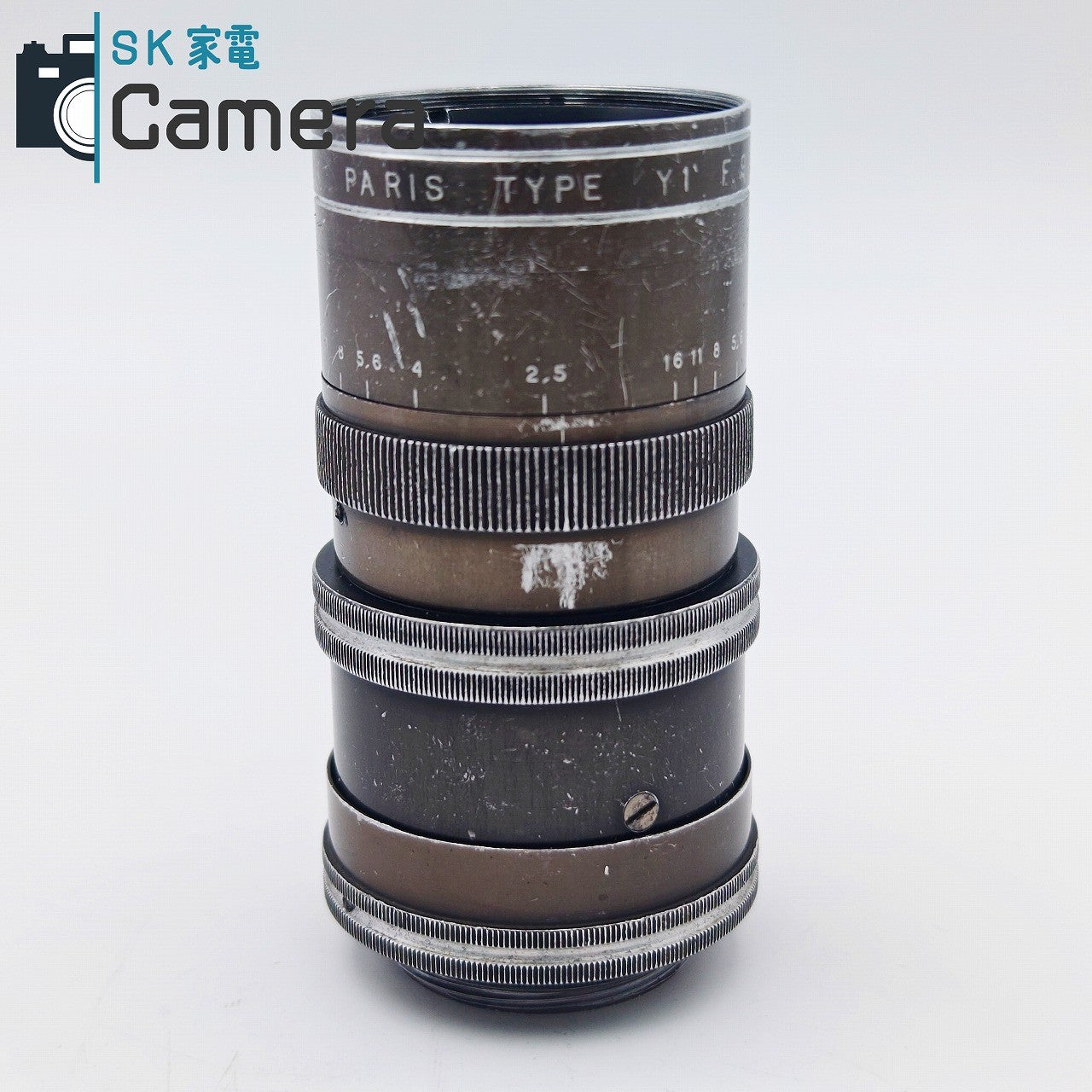 【中古】 P.ANGENIEUX PARIS TYPE Y1 90ｍｍ F2.5 L39 アンジェニュー キャップ付