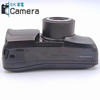 【中古】 OLYMPUS μ [mju:] - ZOOM 105 38-105ｍｍ オリンパス ミュー コンパクトフィルムカメラ ブラック