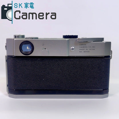 【中古】 Canon MODEL7 レンジファインダー シャッター 露出 動作 Canon7 キャノン