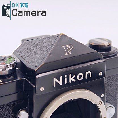 【中古】 Nikon F アイレベル ブラック 中期 ニコン シャッター OK