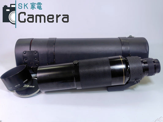 Nikon Zoom-NIKKOR ＊ ED 180-600ｍｍ F8 Ai-s ニコン L37cフィルター HN-16フード 95Nレンズキャップ CZ-1860ケース ストラップ 付 美品