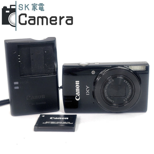 【中古】 Canon IXY 210 ブラック PC2332 キャノン イクシー コンパクトデジタルカメラ ブラック 充電器付