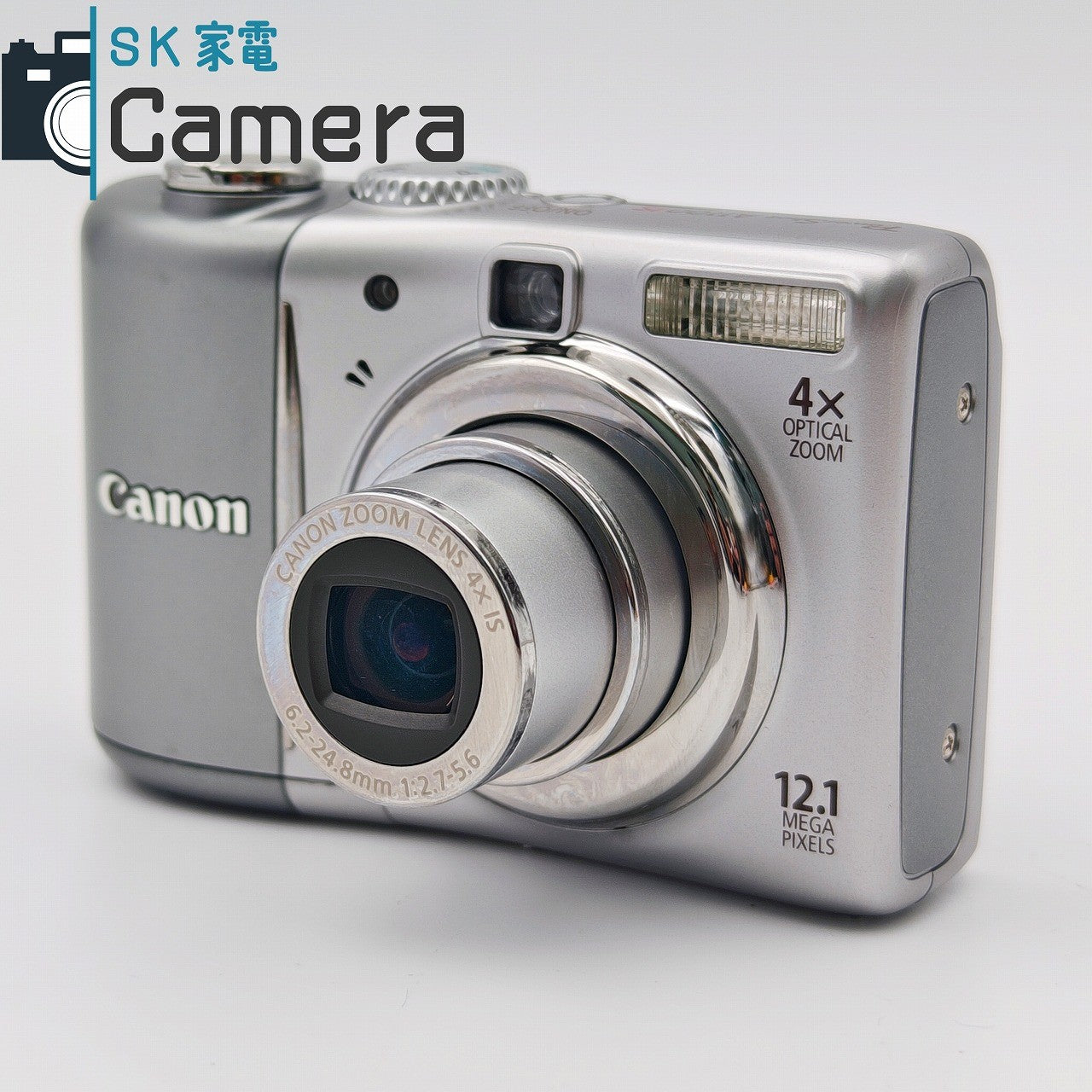 【中古】 Canon PowerShot A1100 IS キャノン パワーショット コンパクトデジタルカメラ 単三電池で動きます