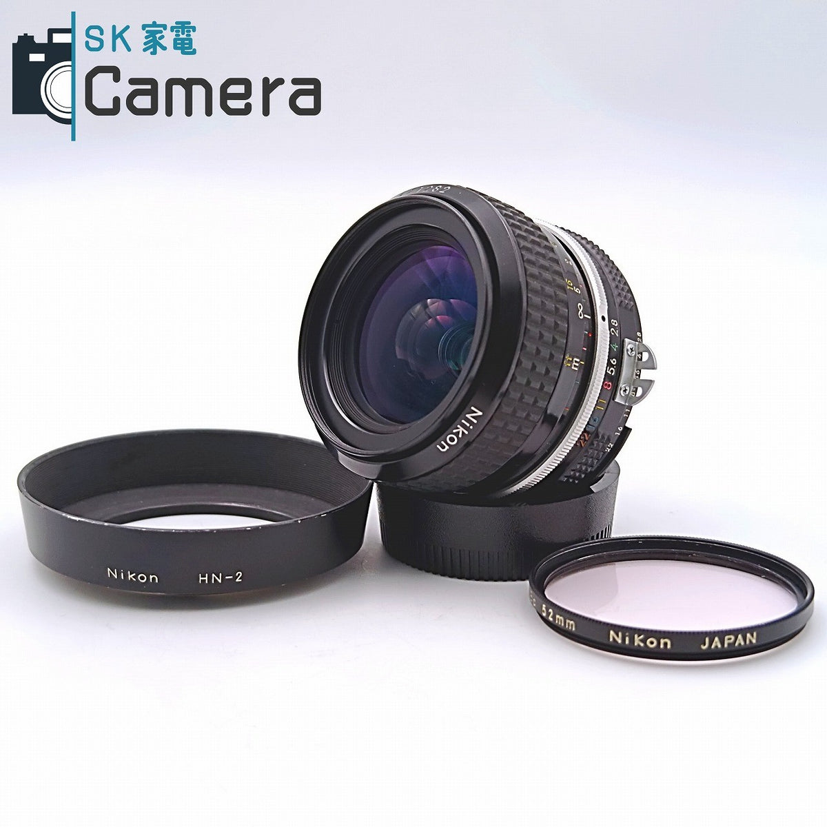 【中古】 Nikon Nikkor 28ｍｍ F2.8 Ai HN-2 L1Bc フード フィルター 付 ニコン