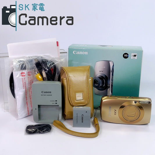 【中古】 Canon IXY 31S コンパクトデジタルカメラ PC1584 ゴールド キャノン イクシー 箱付 美品 31 S 金色