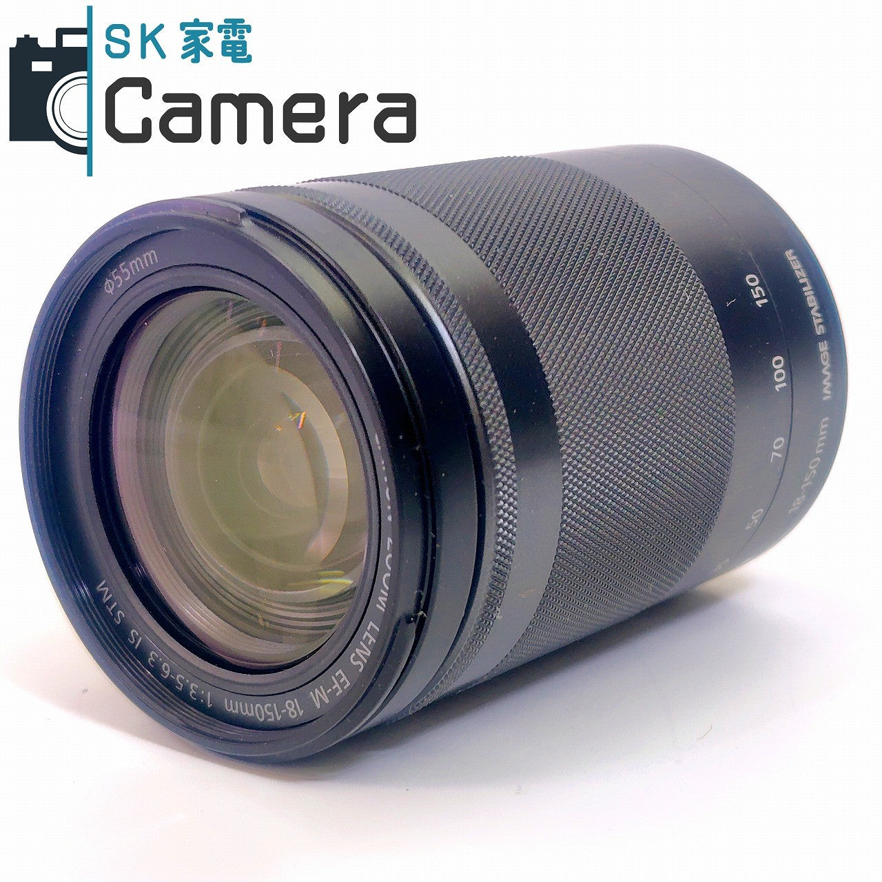 【中古】 Canon EF-M 18-150ｍｍ F3.5-6.3 IS STM キャノン キャップ 付 良品