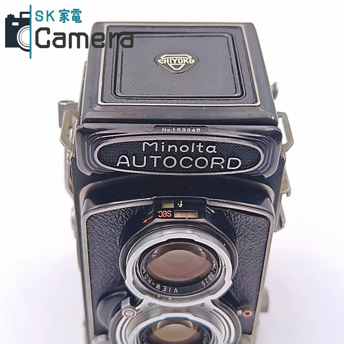 【中古】 MINOLTA AUTOCORD ROKKOR 75ｍｍ F3.5 CHIYODA KOGAKU ミノルタ オートコード キャップ付