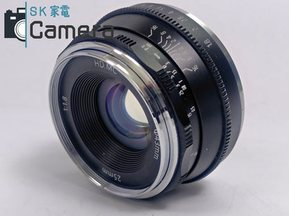 【美品】 PERGEAR HD.MC 25ｍｍ F1.8 マイクロフォーサーズ M4/3 パーギア