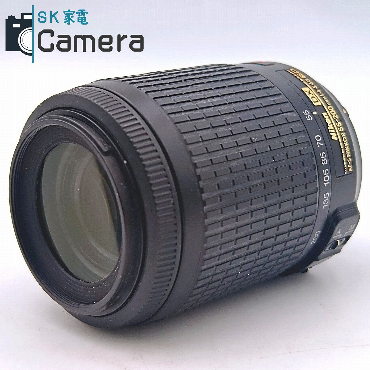 【中古】 Nikon DX AF-S NIKKOR 55-200ｍｍ F4-5.6 G ED VR ニコン キャップ付