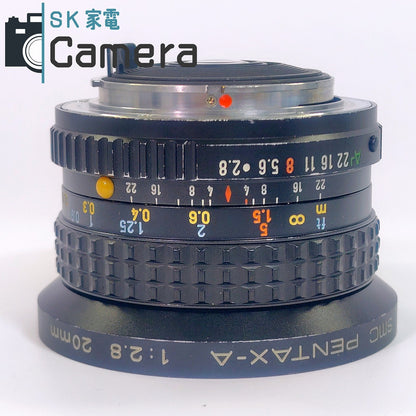 【中古】 PENTAX SMC PENTAX-A 20ｍｍ F2.8 ペンタックス