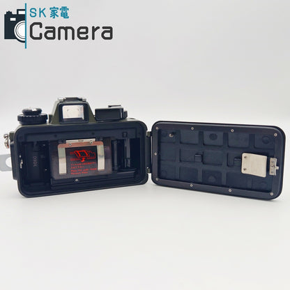 【中古】 NIKON NIKONOS-V NIKKOR 35ｍｍ F2.5 オリーブ シャッター 露出 動作 ニコン ニコノス キャップ付