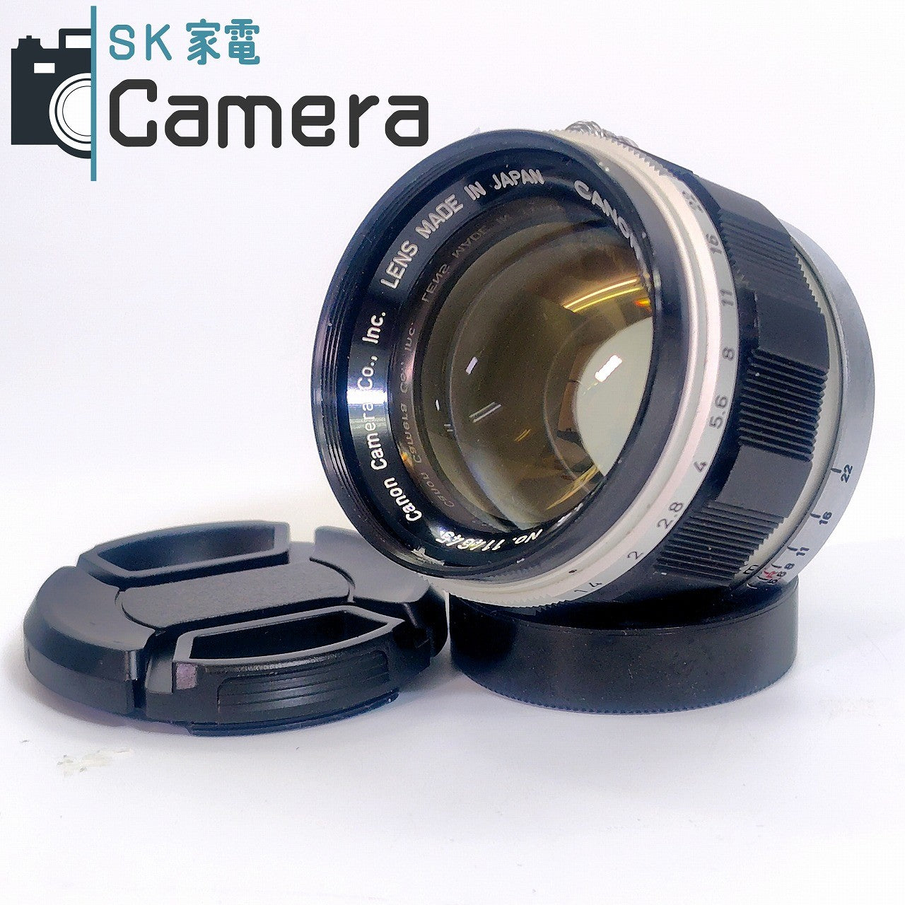 【中古】 Canon LENS 50ｍｍ F1.4 L39 2025年11月清掃済 キャノン