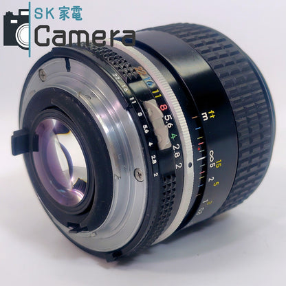 【中古】 Nikon NIKKOR 28ｍｍ F2 Ai ニコン キャップ付 美品