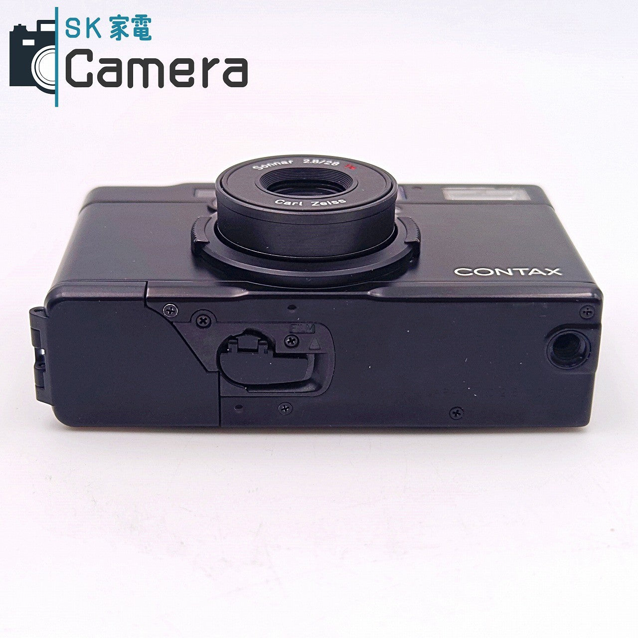 【中古】 CONTAX Tix Sonnar 28ｍｍ F2.8 T＊ BLACK テスト用フィルムにて確認済 コンタックス APS