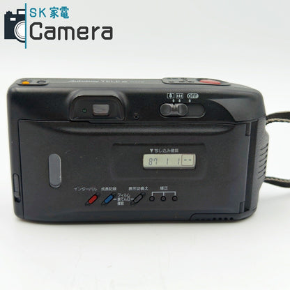 【中古】 Canon Autoboy TELE6 DATE キャノン オートボーイ コンパクトフィルムカメラ テスト用フィルムにて確認済
