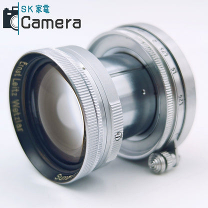 【中古】 Leitz Summitar 5cm F2 L39 2026年3月清掃済 ライカ ズミタール 希少シリアル No.611001