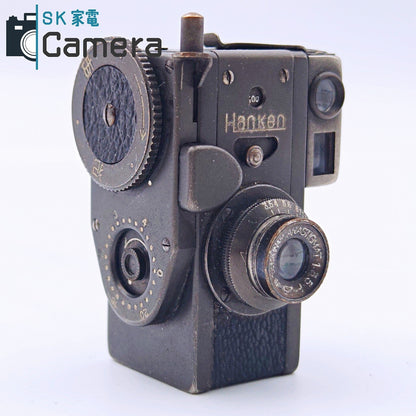 【中古】 RICOH 犯研 SEKINAR 25mm F3.5 16ｍｍ フィルムカメラ ハンケン シャッター カウンター 動作