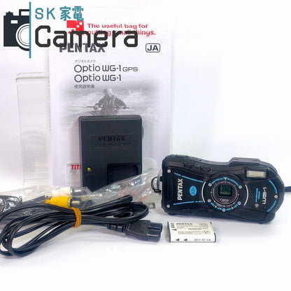 【中古】 PENTAX Optio WG-1 防水 コンパクトデジタルカメラ ペンタックス 電池 充電器付 美品