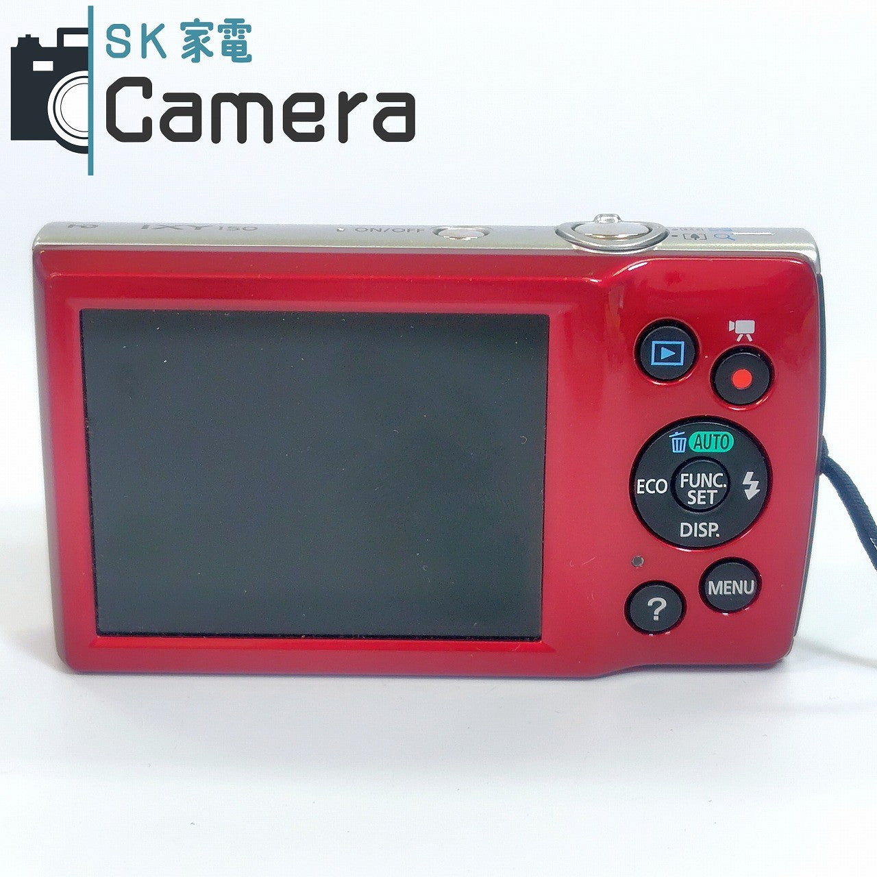 【中古】 Canon IXY 150 キャノン イクシー レッド PC2197 コンパクトデジタルカメラ IXY150