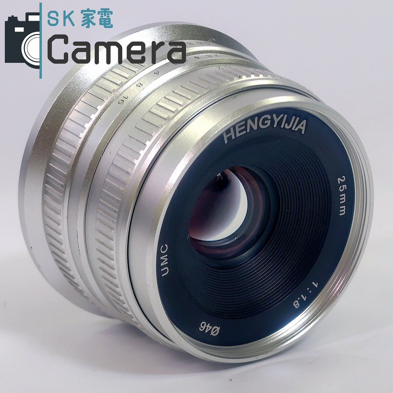 【中古】 HENGYIJIA 25ｍｍ F1.8 M4/3 マイクロフォーサーズ レンズ ヘンイージア フード付