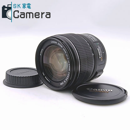 【中古】 Canon EF-S 15-85ｍｍ F3.5-5.6 IS USM キャノン キャップ付 美品